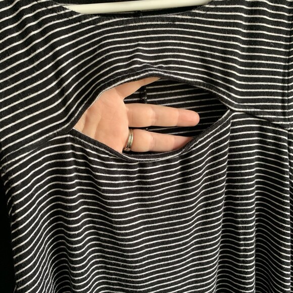 American Eagle Soft & Sexy Women XL Dress Ribbed Knit Cut Out - Picture 4 of 7